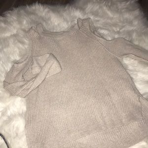 Hollister sweater with cut out shoulders